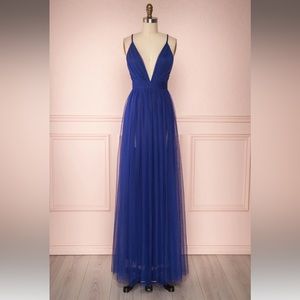 Navy Blue Formal Dress
